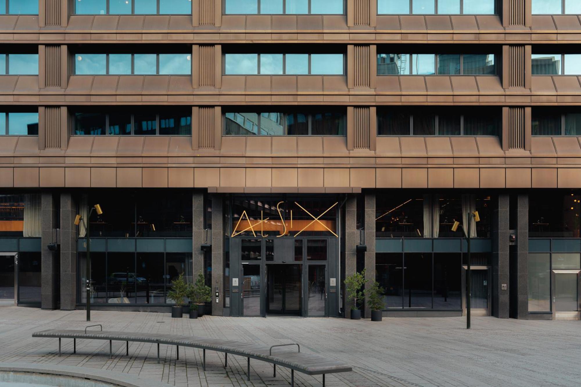 Hotel At Six Stoccolma Esterno foto The entrance to the hotel